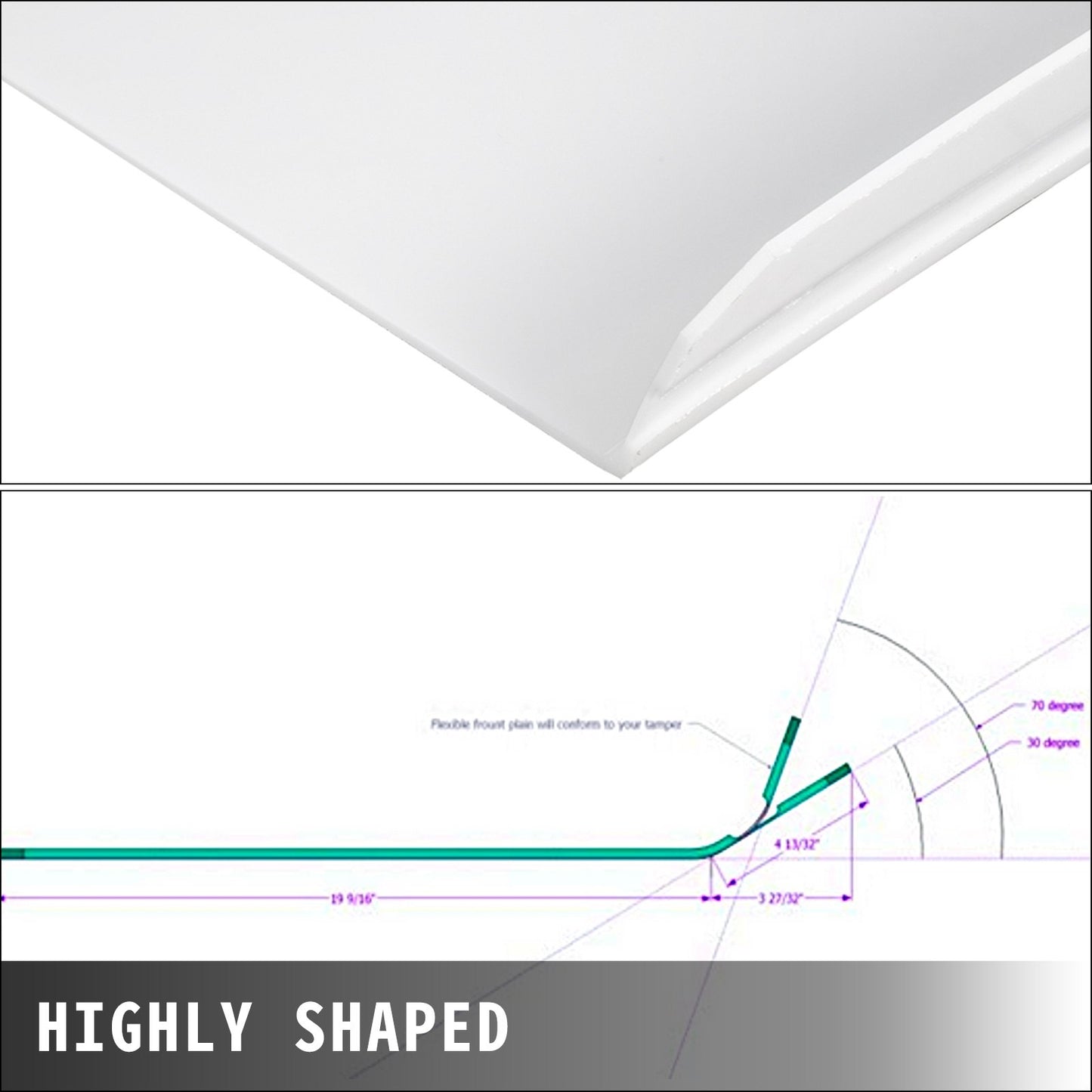 Plate Compactor Pad Plate Compactor Tamper Pad Plate Tamper Pad Tamper Plate Mat for Wacker Plate Compactors Soil Compactor Compactor Machine Base Plate Cover Kit with Mounting Clamps