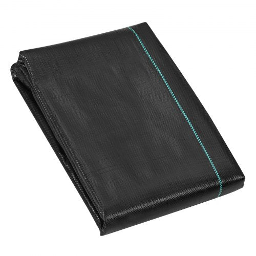 Weed Barrier Landscape Fabric, 4*100FT Heavy Duty Garden Weed Fabric, Woven PP Weed Control Fabric, Driveway Fabric, Geotextile Fabric for Landscaping, Ground Cover, Weed Blocker Weed Mat, Black