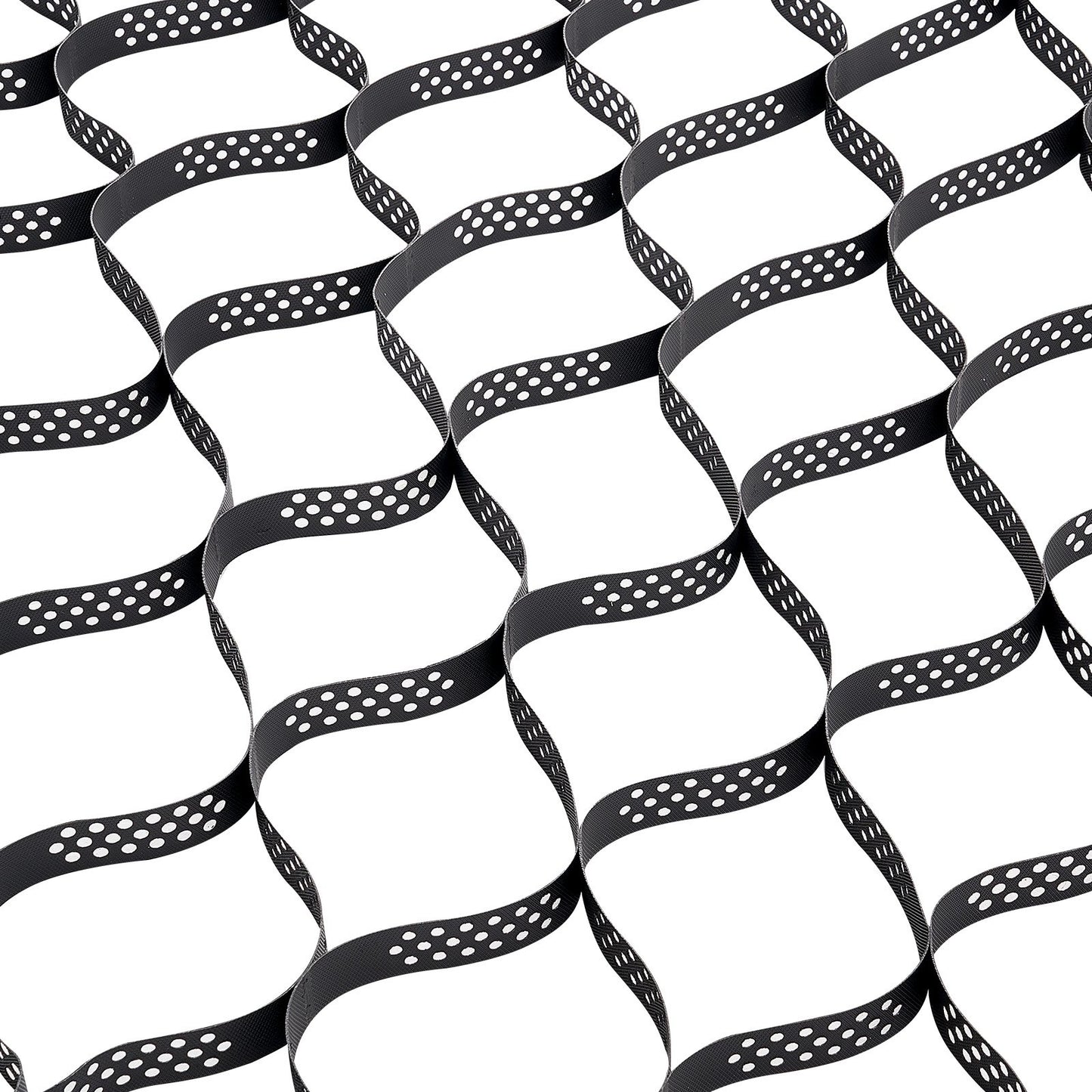 Gravel Grid, 2 Inch Depth, 32.81 x 9.84 FT / 10000 x 3000 mm, 1880 LBS Per Sq ft Grass Ground Retainer, Permeable Geo Grids Driveway Stabilization, for Garden, Patio, Walkway, RV Parking Slopes