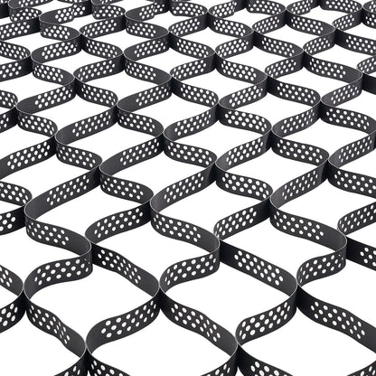 Gravel Grid, 2 Inch Depth, 32.81 x 9.84 FT / 10000 x 3000 mm, 1880 LBS Per Sq ft Grass Ground Retainer, Permeable Geo Grids Driveway Stabilization, for Garden, Patio, Walkway, RV Parking Slopes