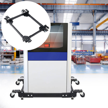 Mobile Base, 1500 lbs Capacity, Adjustable from 20" x 24.5" to 28" x 33.5", Heavy Duty Universal Mobile Base Stand with 4 Swivel Wheels, for Woodworking Equipment, Bandsaw, Power Tool, Machine