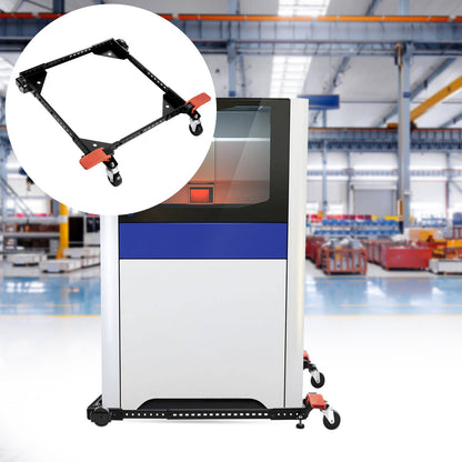 Mobile Base, 500 lbs Weight Capacity, Adjustable from 12" x 12" to 36" x 36", Heavy Duty Universal Mobile Base Stand with Swivel Wheels, for Woodworking Equipment, Bandsaw, Power Tools, Machines