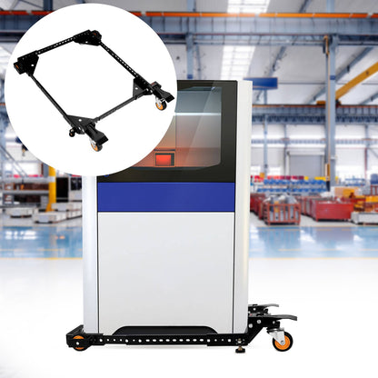 Mobile Base, 650 lbs Weight Capacity, Adjustable from 12" x 12" to 36" x 36", Heavy Duty Universal Mobile Base Stand with Swivel Wheels, for Woodworking Equipment, Bandsaw, Power Tools, Machines