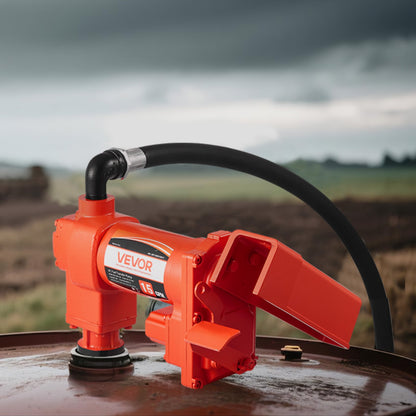 Bränsleöverföringspump 230V, 15 GPM 57 L/min, AC elektrisk oljeöverföringspump, med automatisk avstängning av bränslemunstycke och utloppsslang, högflödessats för bensin, diesel, fotogen, biodiesel, etanolblandningar