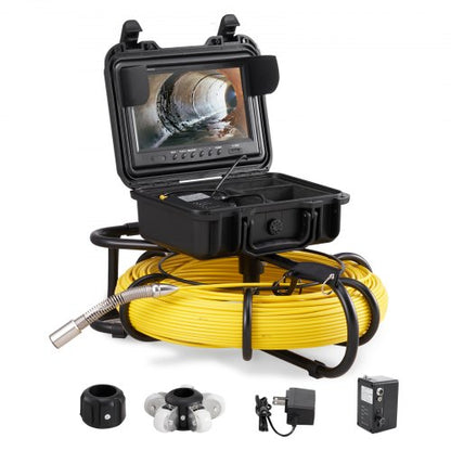 Sewer Camera Pipe Inspection Camera 22.9 cm 720p Screen Pipe Camera 119.8m