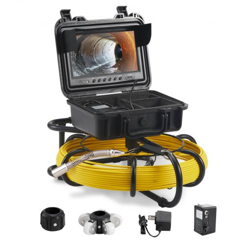 Sewer Camera Pipe Inspection Camera 22.9 cm 720p Screen Pipe Camera 70.1m