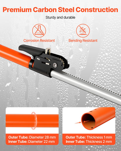 Cargo Bar, Ratcheting Cargo Bars Adjustable from 1016mm to 1854mm, Heavy-duty Steel Cargos Stabilizer with Storage Net & Divider Bar, Telescoping Load Lock Bars for SUVs, Sedans