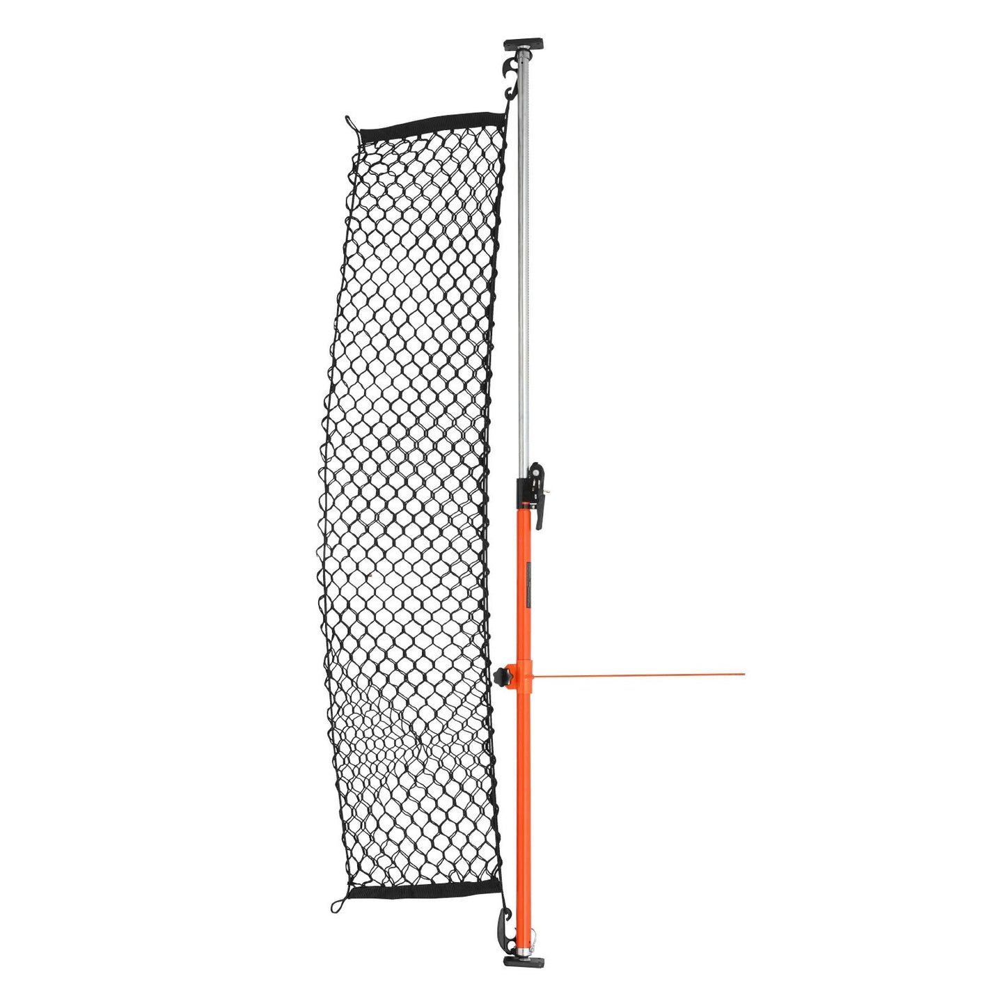 Cargo Bar, Ratcheting Cargo Bars Adjustable from 1016mm to 1854mm, Heavy-duty Steel Cargos Stabilizer with Storage Net & Divider Bar, Telescoping Load Lock Bars for SUVs, Sedans