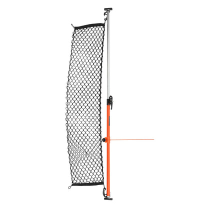 Cargo Bar, Ratcheting Cargo Bars Adjustable from 1016mm to 1854mm, Heavy-duty Steel Cargos Stabilizer with Storage Net & Divider Bar, Telescoping Load Lock Bars for SUVs, Sedans