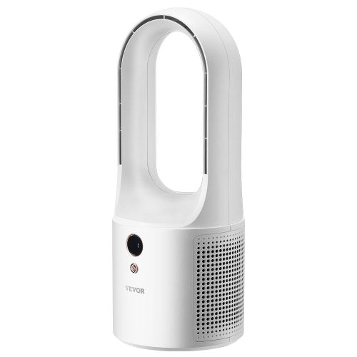 Desk Fan Bladeless, 12.99 Inch Kids-Friendly Personal Portable Desk Fan, 6-Speed USB Quiet Cooling Small Tower Fan with Button Control, Blows Cold Air for Office, Home (Plug to Use, No Battery)