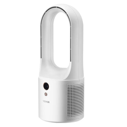 Desk Fan Bladeless, 12.99 Inch Kids-Friendly Personal Portable Desk Fan, 6-Speed USB Quiet Cooling Small Tower Fan with Button Control, Blows Cold Air for Office, Home (Plug to Use, No Battery)