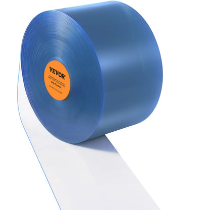 Strip Curtain PVC Door Curtain 2499.4 cm x 30.5 cm Roll Cooler Freezer Clear Plastic