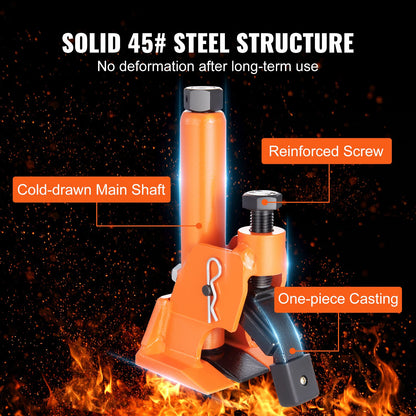 Manuell däckkantbrytare, 96,5-106,7 mm däckbytesverktyg med gummidyna, skyddar aluminiumlegeringsnav, lättanvänt däckreparationsverktyg för ATV/UTV, traktorer, lastbilar, bilar, tunga däck