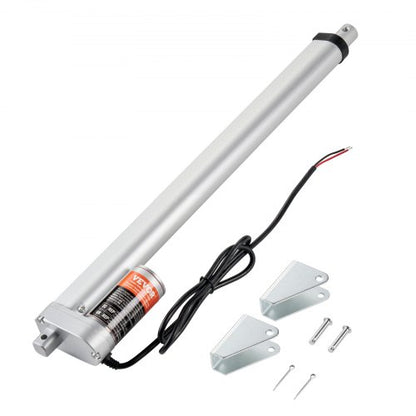Linear Actuator 12V 40.6 cm High Load 149.7 kg/1500N 0.5 cm/s IP54 Protection
