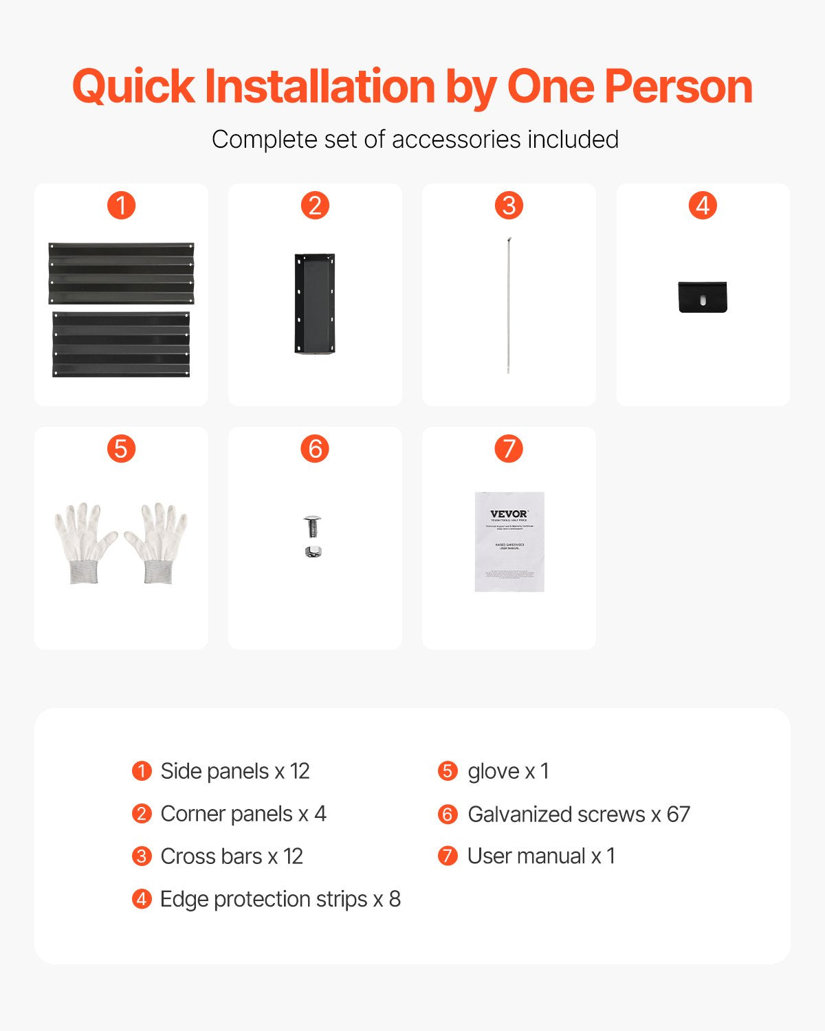 Metal Raised Garden Bed, 8 x 4 x 1 ft Outdoor Galvanized Planter Box, with Open Bottom, Large Planter Raised Bed for Gardening Vegetables, Flowers, Herbs, and Succulent Plants, Dark Gray