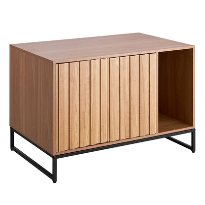 Kattlåda, 80 cm dold kattlåda med klösplatta och förvaring, vattentät katttoalett, sidobord för katt, passar de flesta av kattlådans delar, för sovrum och vardagsrum