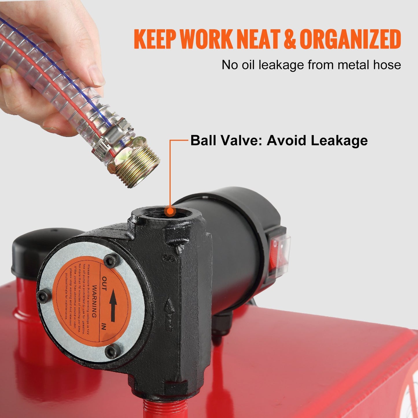 30 Gallon Diesel Caddy, 23.5 L/min, 180W Portable Storage Tank Container with Electric Pump Wheels, Diesel Transfer Storage Tank for Fueling