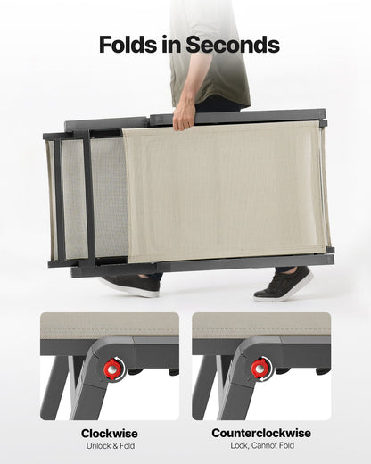 Schäslongstolar för utomhusbruk, set om 2, 181 kg viktkapacitet, hopfällbar solstol, 5 justerbara lägen, enkel montering, poolfåtöljer i aluminium, för strandgård/uteplats