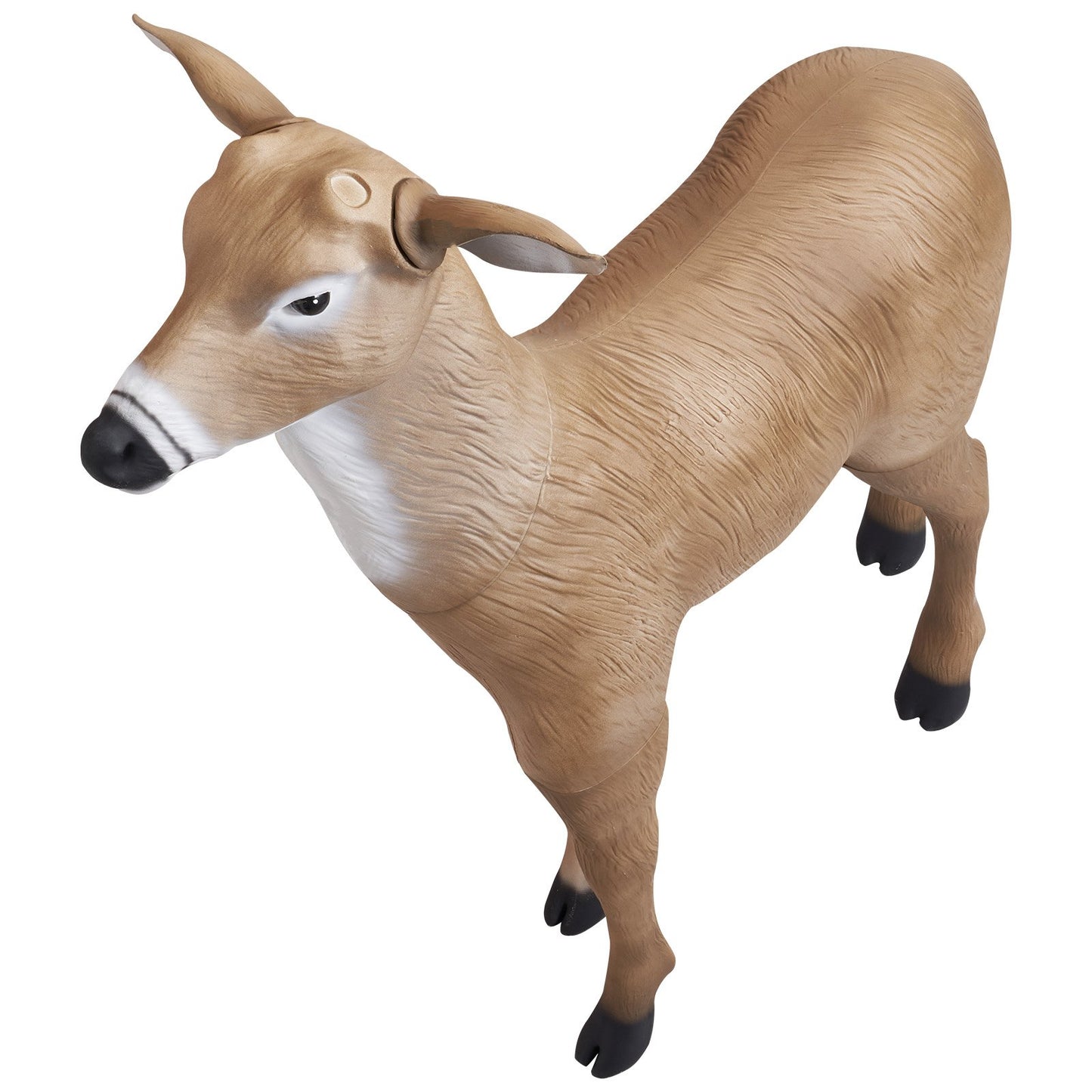 Hjortlockbete, utomhushjortlockbete för jakt, realistiskt hållbart HDPE-jaktlockbete, vikbara ben för enkel transport och användning, för trädgårdsdekoration, 1-pack