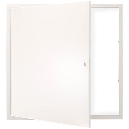 Access Panel for Drywall & Ceiling, 24 x 24 Inch Plumbing Access Panels, Reinforced Access Door, Heavy-Duty Steel Wall Hole Cover, Easy Install Removable Hinged Panel for Wiring & Cables, Silver