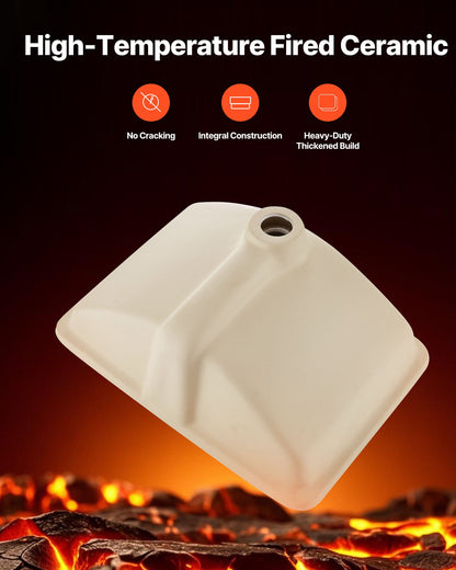 Undermount Bathroom Sink, 530 x 375 mm Rectangular White Ceramic Vessel Sink with Overflow Hole, Under Counter Drop in Modern Lavatory Vanity Bath Wash Bowl Basin, Rectangle for Small Space