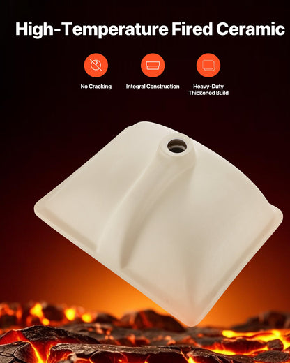 Undermount Bathroom Sink, 515 x 385 mm Rectangular White Ceramic Vessel Sink with Overflow Hole, Under Counter Drop in Modern Lavatory Vanity Bath Wash Bowl Basin, Rectangle for Small Space