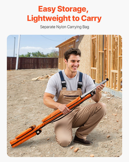 4-Piece Torpedo Level, 48/24/16/10 Inch All Magnetic Levels Set, Fluorescent Light Up Bubble Vials Ruler for 45/90/180 Degree, Aluminum Alloy Magnetic Box Leveler Tool, SAE and Metric Scale