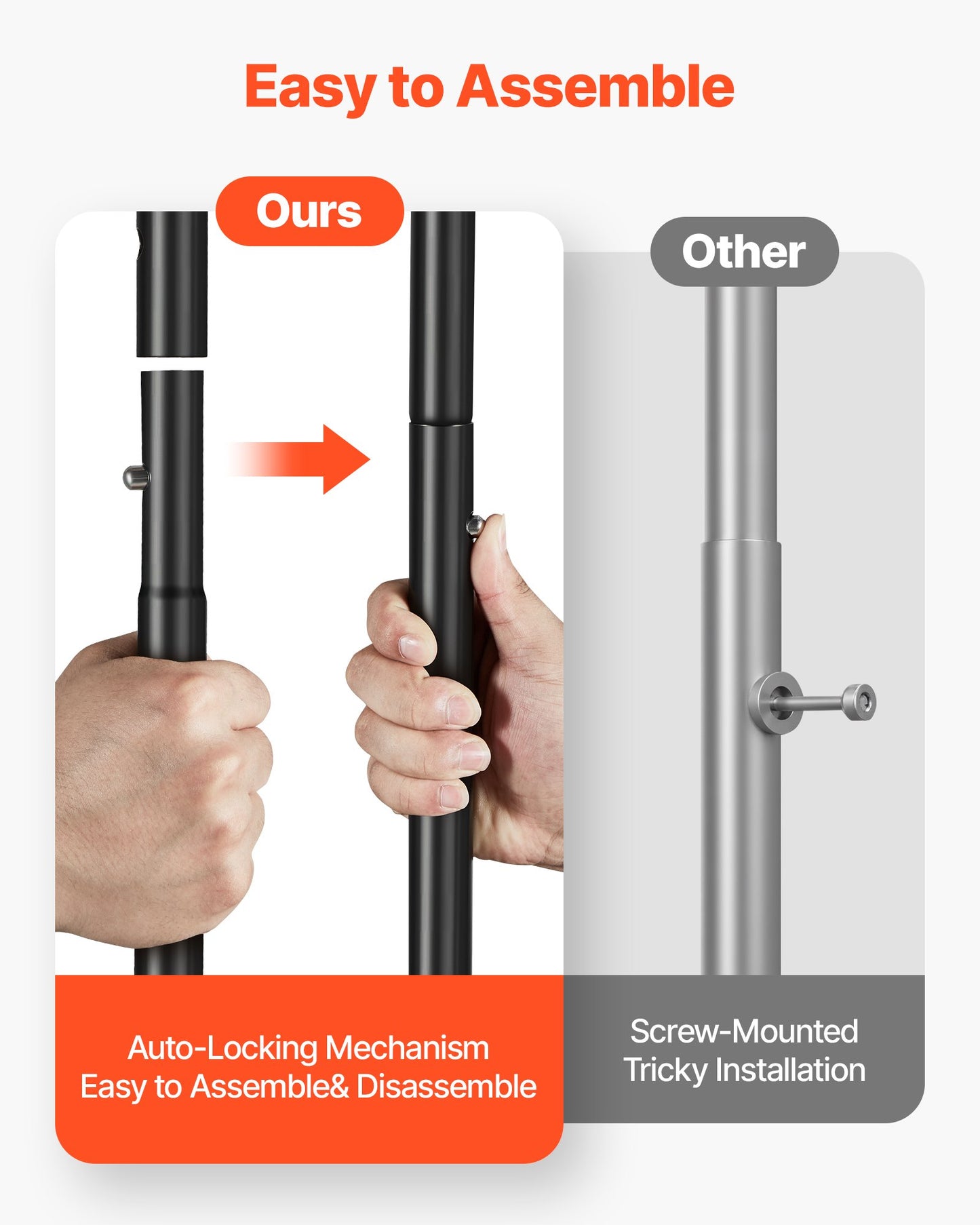 Clothes Rack, Rolling Clothing Garment Rack with Adjustable Crossbar and Side Hooks, 68 kg Load Capacity, Heavy Duty Carbon Steel Clothing Racks with Wheels for Bedroom, Laundry, Living Room