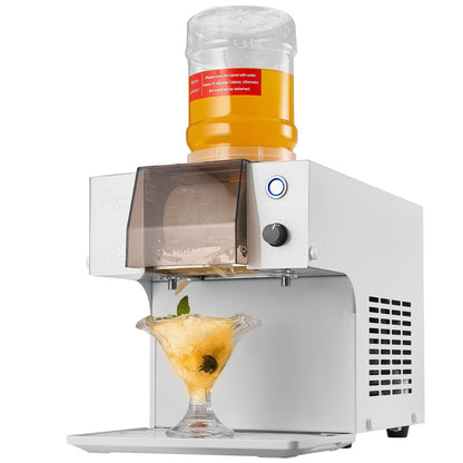 Snowflake Ice Machine, 40KG/24H Snowflake Ice Maker, Ice-Shaver Machine with Stainless Steel Blade, Electric Snow Cone Maker with 1.8L Tank, 90S Fast Pre-Cooling, for Home & Small Gatherings