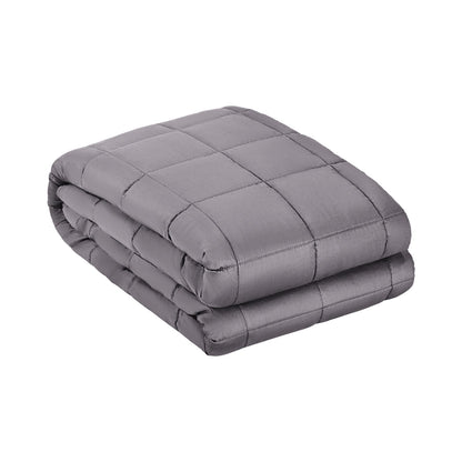 Weighted Blanket, 25 lbs, 80 x 87 in King Size, Soft 100% Cotton Heavy Blanket with Glass Beads, Breathable Material, Suitable for 250-310 lbs lbs Adults, Anxiety Stress Relief, Improve Sleep, Grey