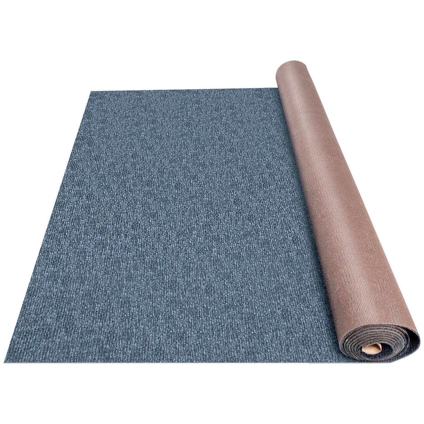 Indoor Outdoor Rug Carpet 5.9x36ft Outdoor Rug with Waterproof Back Outdoor Rug for Patio Porch Deck Garage Outdoor Area Rug Runner Anti-Slide Porch Rug No Mildew Kitchen Carpet(Grey,11M)