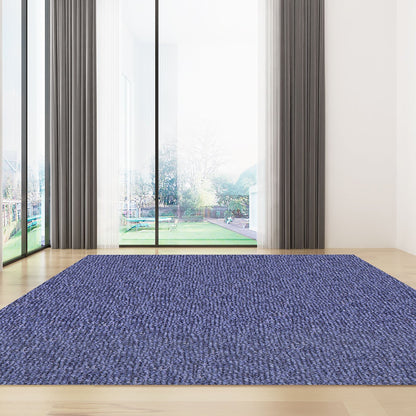 Indoor Outdoor Rug Carpet 5.9x49.2' Outdoor Rug with Waterproof Back Outdoor Rug for Patio Porch Deck Garage Outdoor Area Rug Runner Anti-Slide Porch Rug No Mildew Kitchen Rugs(Blue,1.8 * 15M)