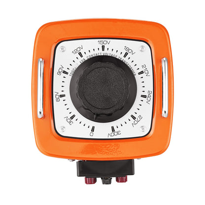 2000VA automatisk variabel spänningstransformator, 6,6 Amp, 230V ingång 0-300V utgång AC spänningsregulator, med LCD-display 4 extra säkringar termisk kontrollbrytare för hemmakontor, CE-certifierad