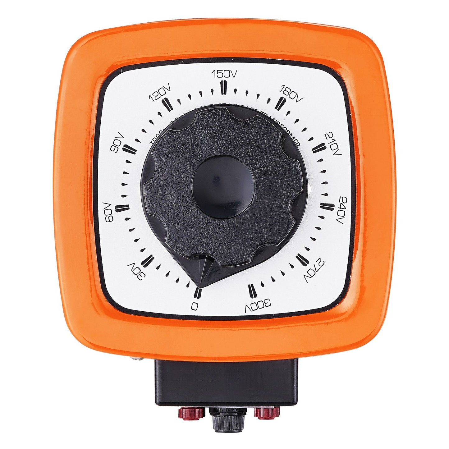 500VA automatisk variabel spänningstransformator, 1,7 Amp, 230V ingång 0-300V utgång AC spänningsregulator strömförsörjning, med 4 extra säkringar termisk kontrollbrytare för hemmakontor, CE-certifierad