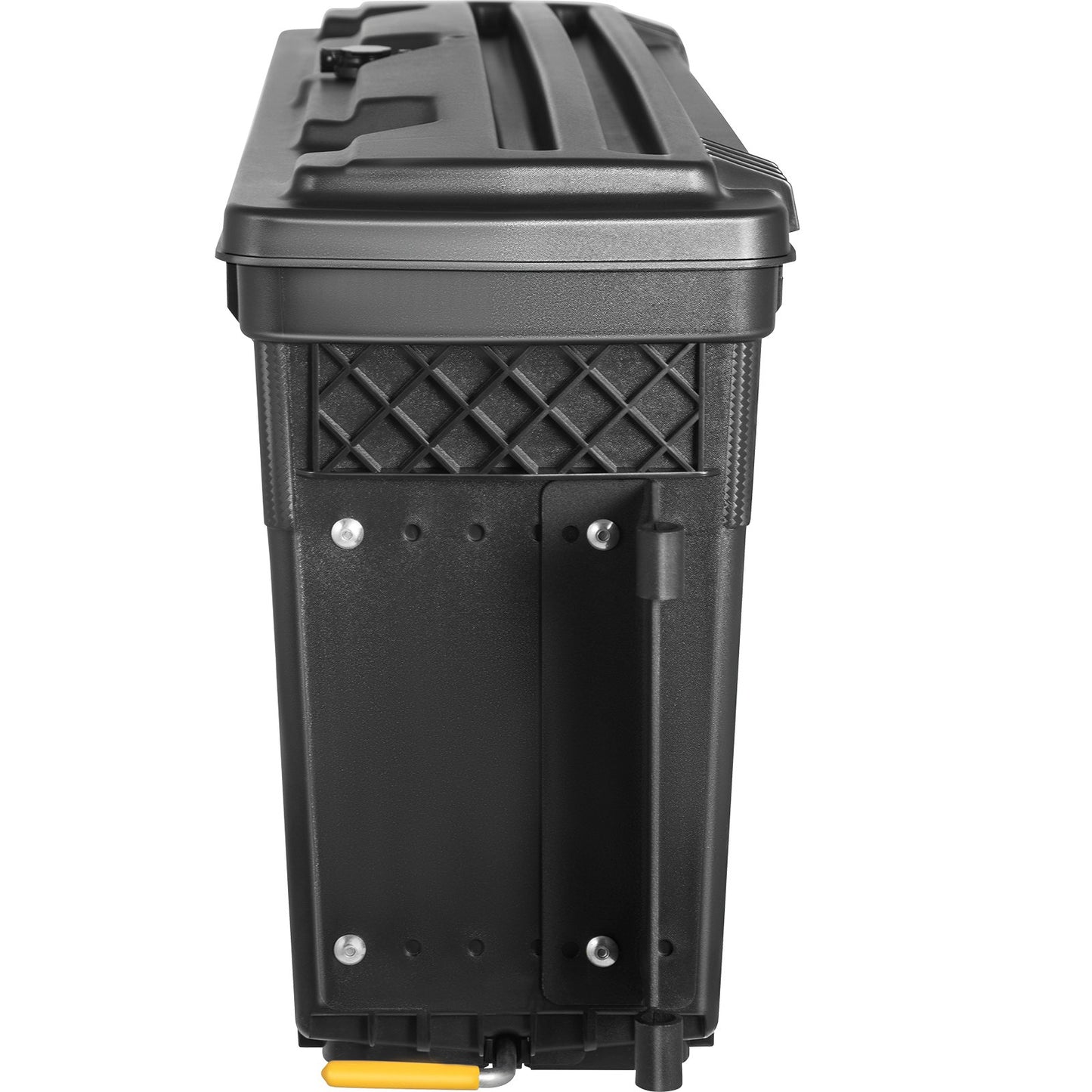 Truck Bed Storage Box, Lockable Lid, Waterproof ABS Wheel Well Tool Box 6.6 Gal/20 L with Password Padlock, Compatible with Dodge Ram 1500 2019-2021, Passenger Side, Black