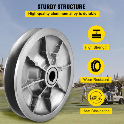 Golfbil med hög vridmomentskoppling för Club Car DS &amp; Precedent 1997 till Up Club Car, 4-takts bensindriven golfbilsmodell, silver