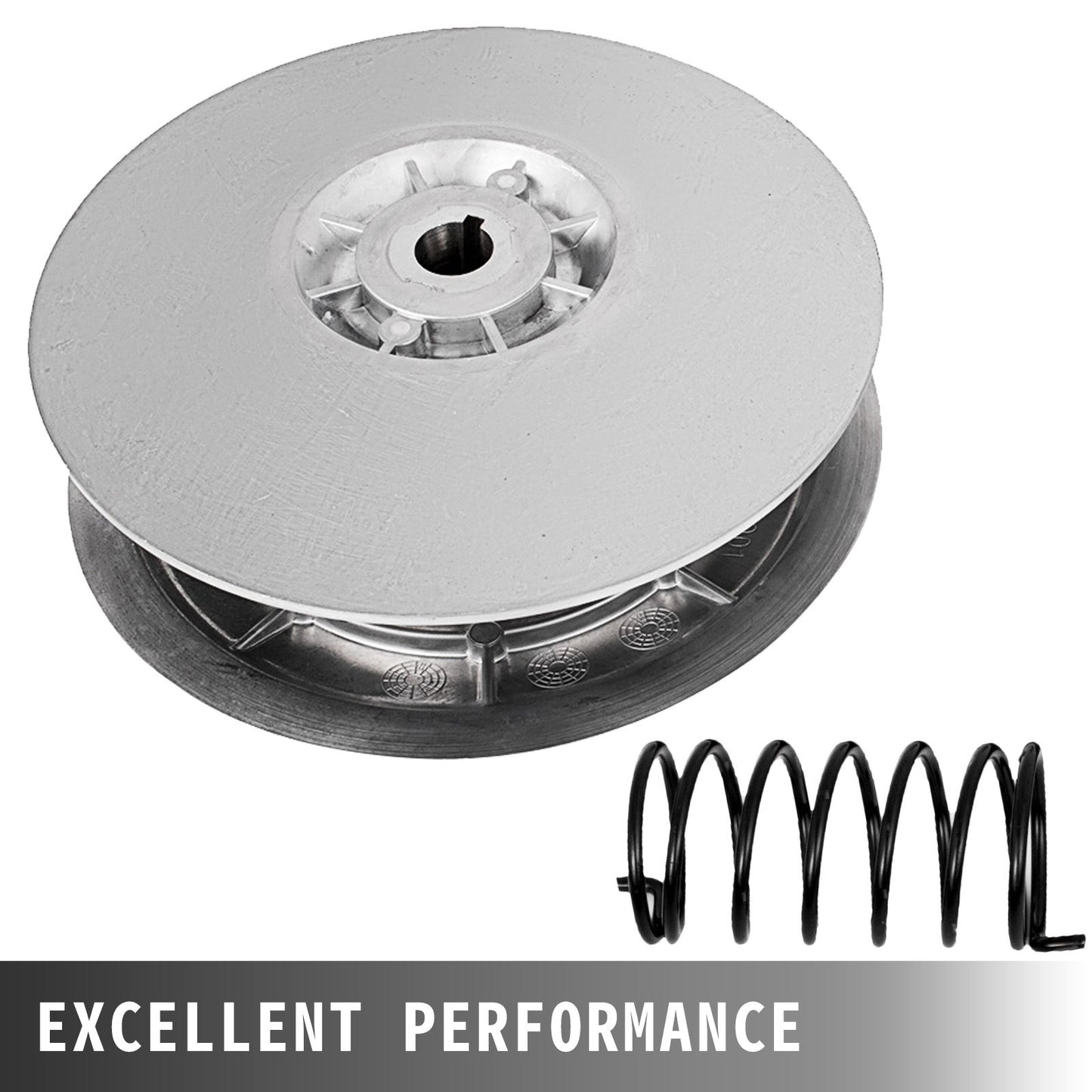 Rear Driven Clutch Kit for Yamaha Gas Golf Cart G2-G22 1985+ Secondary Clutch Driven Kit with Belt JN6-G6201-03 JN6-G6201-04, Silver