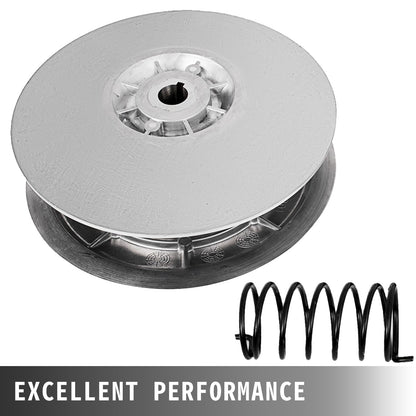 Rear Driven Clutch Kit for Yamaha Gas Golf Cart G2-G22 1985+ Secondary Clutch Driven Kit with Belt JN6-G6201-03 JN6-G6201-04, Silver