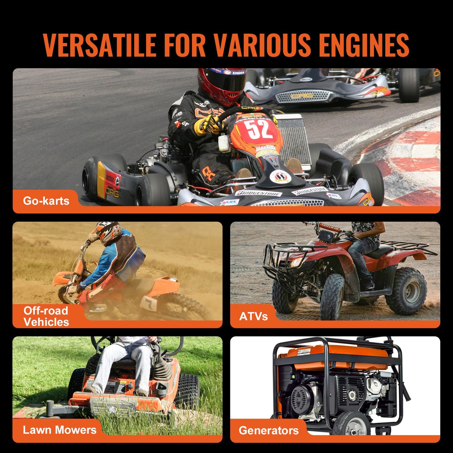 Drivkoppling, 2-8 hk motor, 2000 varv/min höghållfast drivkoppling med asymmetriskt designade hjul och robust gummirem, robust och hållbar koppling med kompletta tillbehör, passar olika motorer.