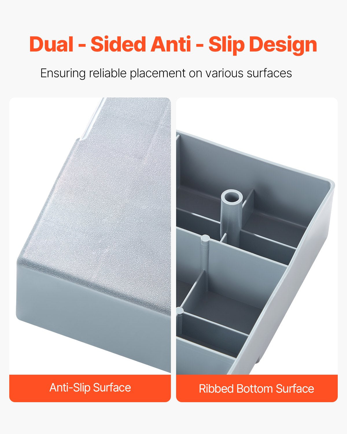 Mini Split Pad, for 9000-36000BTU Ductless Air Conditioner Heat Pump Systems, 960x460x74 mm Plastic Outdoor Condenser Equipment Anti-Vibration Pads for Heat Pump System, Max Load 181kg