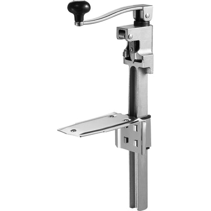 Manuell konservöppnare, kommersiell bordsöppnare för stora burkar, kraftig konservöppnare med bas, justerbar höjd industriell burköppnare för burkar upp till 28 cm höga, för restaurang hotell hemmabar