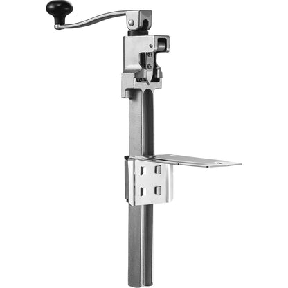 Manuell konservöppnare, kommersiell bordsöppnare för stora burkar, kraftig konservöppnare med bas, justerbar höjd industriell burköppnare för burkar upp till 28 cm höga, för restaurang hotell hemmabar