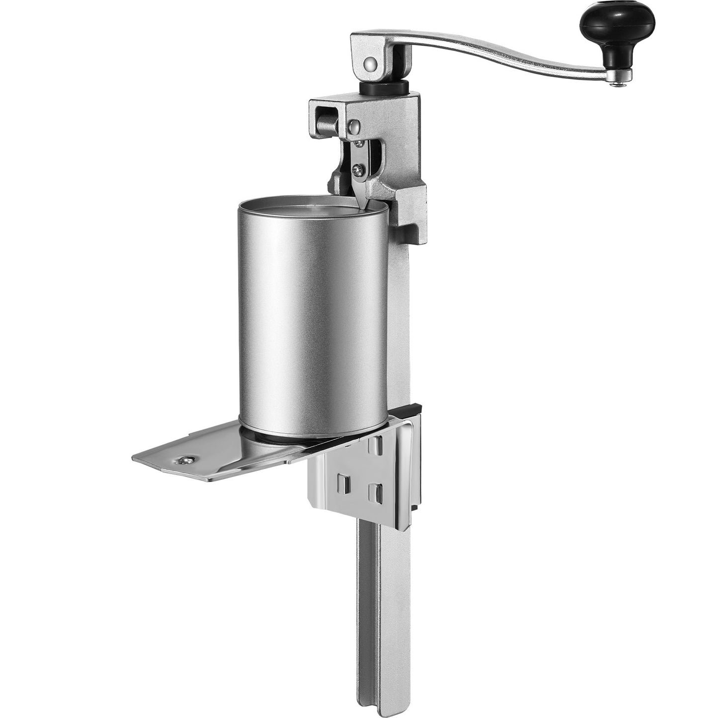 Manuell konservöppnare, kommersiell bordsöppnare för stora burkar, kraftig konservöppnare med bas, justerbar höjd industriell burköppnare för burkar upp till 28 cm höga, för restaurang hotell hemmabar