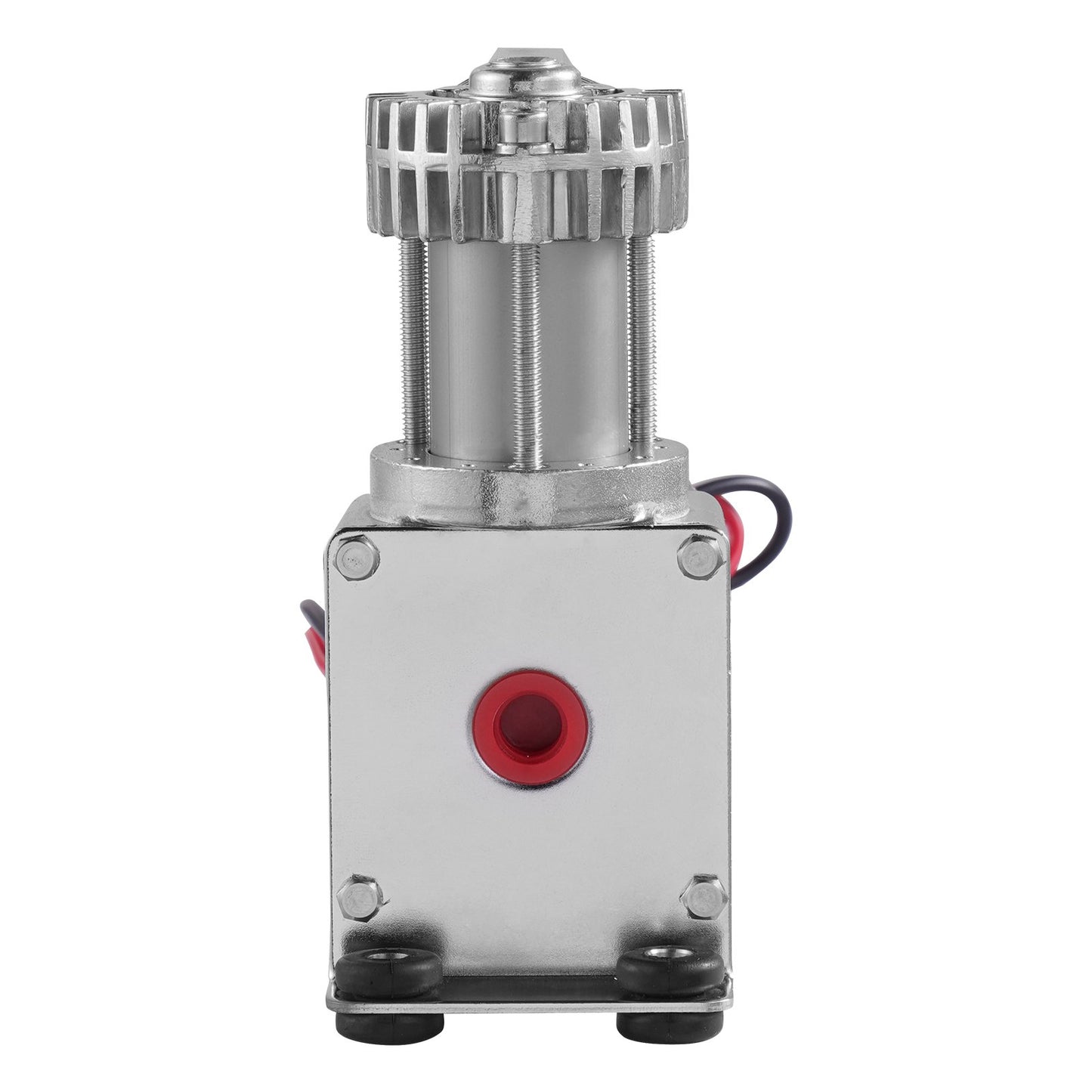 Air Shock Controller Kit, 12V 100PSI On Board Air Compressor System, Air Ride Suspension Compressor Kit with Single Path System, Pressure Gauge & Air Line for Trucks Vans