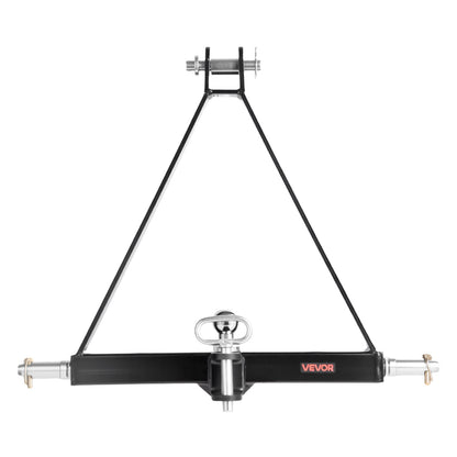 3-punktsfäste med 2-tums fäste, 3-punkts snabbfäste, kapacitet på 6 000 lbs, dragstångsadapter för kraftig traktor, kompatibel med Kubota, Mahindra, John Deere, Massey Ferguson