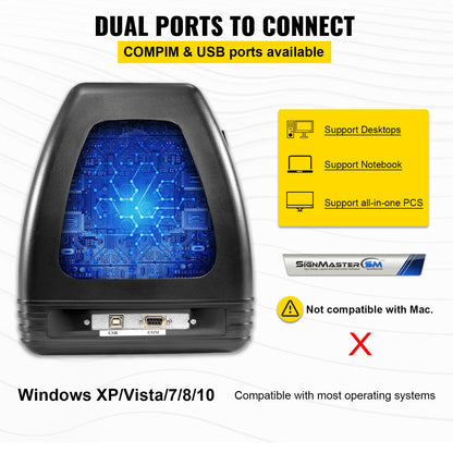 Vinylskärare/plotter 53” Signmaster-programvara Skyltmaskin 1350 mm pappersmatning Vinylskärare/plotter med stativ (53” 1350 mm)