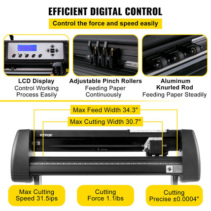 870 mm Vinyl Cutter Machine Vinyl Plotter SignCut Software for Windows