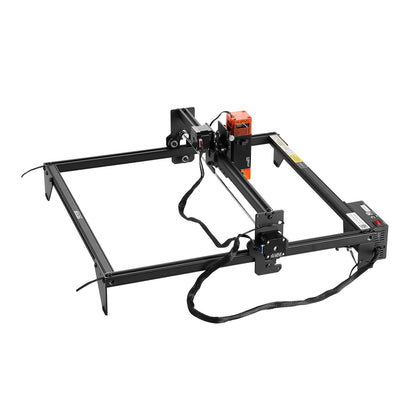 Lasergravör, 10 W uteffekt, lasergraveringsskärmaskin, arbetsyta 38 x 40 cm, rörelsehastighet 10 000 mm/min, komprimerad punkt med ögonskydd, för trä, vissa metaller