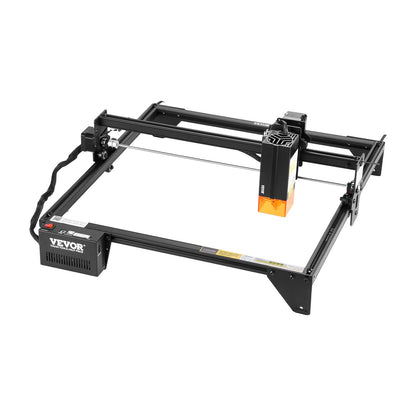 Lasergravör, 20 W uteffekt, lasergraveringsskärmaskin, arbetsyta 35 x 40 cm, rörelsehastighet 10 000 mm/min, komprimerad punkt med ögonskydd, för trä, vissa metaller