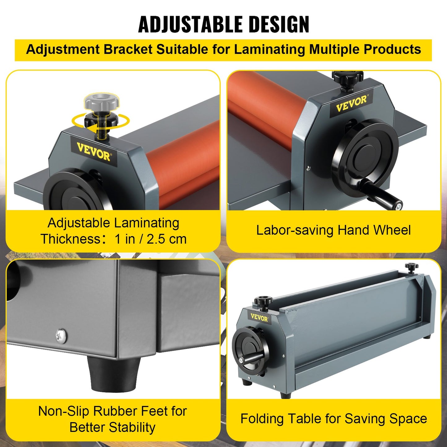 39" 1000MM Manual Cold Roll Laminator Vinyl Photo Film Mounting Laminating Machine Cold Roll Laminating Machine